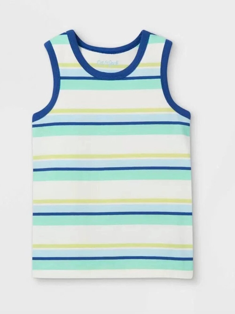 Cat & Jack Toddler Boys' Striped Knit Tank Top Size 5T